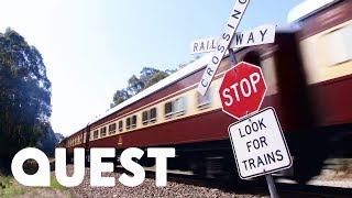 Trainee Train Drivers First Time In The Drivers Cabin  Railroad Australia [upl. by Ursuline]