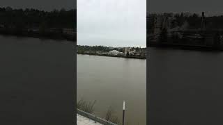 180° Panoramic View Willamette River amp Fremont Bridge Portland [upl. by Sashenka]