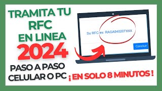 INSCRIPCIÓN al RFC en línea  SAT primera vez [upl. by Hoisch]