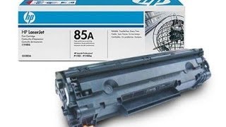 ¿Como recargar un cartucho de Toner hp 85A [upl. by Reo46]