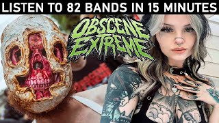 FULL LINEUP OBSCENE EXTREME 2024 82 GROUPS IN 5 DAYS [upl. by Lombardi47]