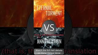 Annihilationism vs ECT Hell Debate Mark 94748 [upl. by Drazze]