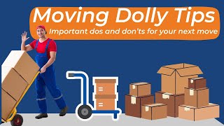 Moving Dolly Dos and Don’ts How to Use a Moving Dolly the Right Way [upl. by Mervin]