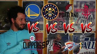 PRONOSTICS PLAYOFFS NBA 2019 CONFERENCE OUEST [upl. by Lawton911]