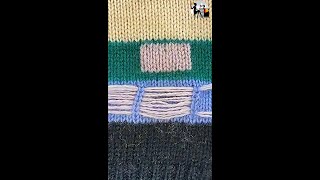 Darning a wool sweater👍Beginners Tutorial [upl. by Steinway]