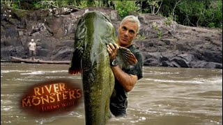 Jeremy Catches An Enormous Catfish  River Monsters [upl. by Yngad434]