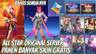 CARA DAPAT SEMUA SKIN GRATIS EVENT ALLSTAR DAN BELI SKIN HARGA 1 DIAMOND RECALL 1 TAS TAS DM [upl. by Parthena]