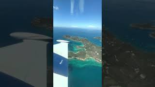 Piper Cheyenne  St Thomas takeoff  passenger view  TIST [upl. by Geithner798]