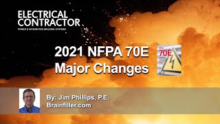 2021 NFPA 70E Major Changes [upl. by Alasteir527]