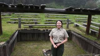 Sumeg Clips Yurok Ceremonies and Dance House [upl. by Barmen]