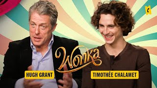 Timothée Chalamet et Hugh Grant se sont régalés sur le tournage de Wonka [upl. by Garlaand]