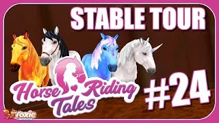 STABLE TOUR  HORSE RIDING TALES  LETS PLAY 24 [upl. by Philemol148]