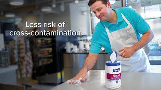 PURELL® Foodservice Surface Sanitizing Wipes [upl. by Key]