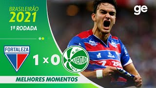 FORTALEZA 1 x 0 JUVENTUDE  MELHORES MOMENTOS  36ª RODADA BRASILEIRÃO 2021  geglobo [upl. by Nibroc]