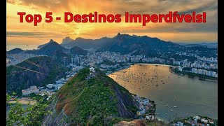 Top 5 destinos imperdíveis no Brasil [upl. by Ajna]