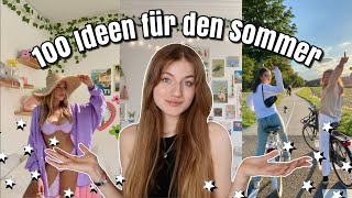 100 Ideen gegen Langeweile in den Sommerferien☀️ ll Summer Bucket List 2021🍉 [upl. by Leumhs]