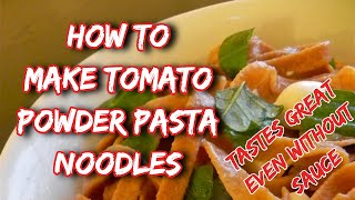 Recipe Homemade Tomato Pasta [upl. by Amolap]