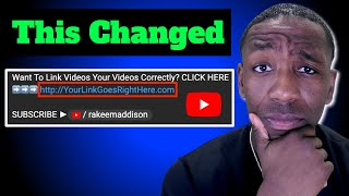 How To Add Clickable Links To Your YouTube Video 2024 Update [upl. by Nnagem]