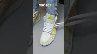 Shoelace Nike Air Jordan 1 mid Lacing tutorial [upl. by Babbie543]