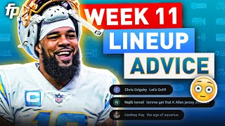 Week 11 Start or Sit Advice  Waiver Stashes Trades and More 2023 Fantasy Football [upl. by Bertram]