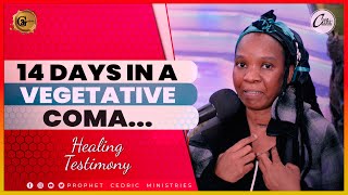 14 DAYS IN A VEGETATIVE COMA  HEALING TESTIMONY [upl. by Cogn294]