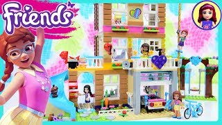 Lego Friends Friendship House Part 2 Clubhouse Build Review Silly Play [upl. by Zrike]