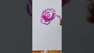 How to Draw Rose trick shorts [upl. by Bergeron]