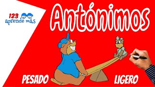 Antónimos ¿Qué son los antónimos Grupos de antónimos [upl. by Ponce]