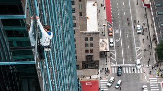 Climbing Skyscraper POV Accenture Tower [upl. by Adlesirk259]