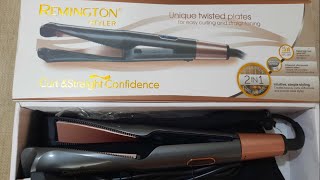 Remington curl and straight confidence 2in1straightener Review 2021 [upl. by Ahsal]