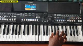 How to play lingala style  Begginers Fsharp key worshipsam [upl. by Noval]