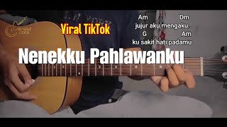 Chord Gitar Nenekku Pahlawanku  Wali Band  viral tiktok [upl. by Arbmat]