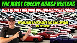 THE GREEDIEST DODGE DEALERS WILL REGRET HOLDING OUT FOR BIG MARK UPS IF THIS HAPPENS [upl. by Nathanael95]