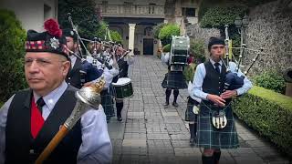 Banda de Gaitas del Batallón de San Patricio  Tattoo Octubre 2021 [upl. by Einobe141]