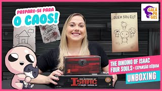 THE BINDING OF ISAAC FOUR SOULS  EXPANSÃO RÉQUIEM  UNBOXING [upl. by Ymiaj]