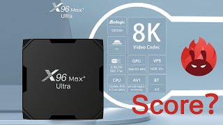 X96 Max Plus Ultra S905x4 Chip Android Tv Box 11 8k Dual Wifi Ott Tv Box 4GB 32GB Smart set top box [upl. by Aynad794]