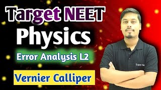 Vernier Calliper Error Analysis L2 Target NEET 2025 neet2025preparation SuperNEET  neet2025 [upl. by Acinorehs]