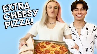 Kio Cyr amp Madi Monroe Try To Make A Pizza and Talk TikTok Crushes  Whats Cooking  Seventeen [upl. by Stambaugh330]