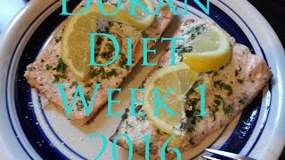 Dukan Diet menu for Week 1 [upl. by Gotthelf242]