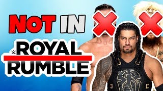 5 Superstars NOT in the Mens Royal Rumble Match 2019 [upl. by Asseram636]