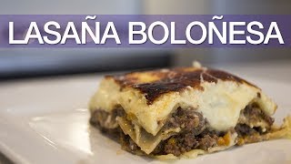 Cómo Hacer Lasaña Boloñesa  Chef Andrés Rueda [upl. by Oaoj]