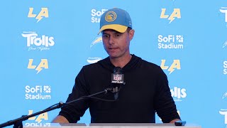 Brandon Staley Postgame Press Conference vs Bears  LA Chargers [upl. by Waxman]