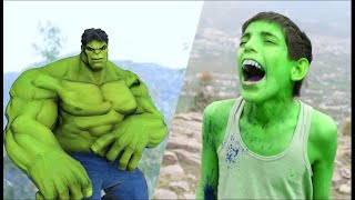 Hulk Transformation in Real Film Scenes 2nd Episode Fatgreen [upl. by Shayne]