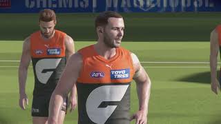 2024 AFL PREMIERSHIP SEASON Round 23 Giants Vs Freo [upl. by Ulrica]