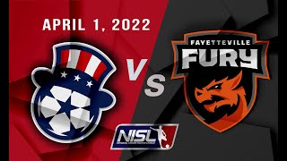 Memphis American vs Fayetteville Fury  April 1 2022 [upl. by Scherle]