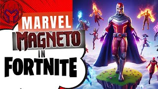 Magneto Marvel Fortnite gameplay [upl. by Okramed]