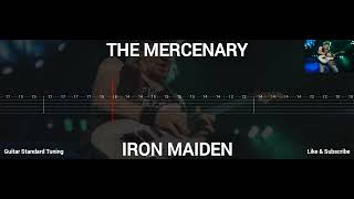 IRON MAIDEN  THE MERCENARY  TAB GUITAR [upl. by Brosy]