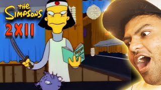 The Simpsons  S2E11quotOne Fish Two Fish Blowfish Blue Fishquot REACTION [upl. by Cull]