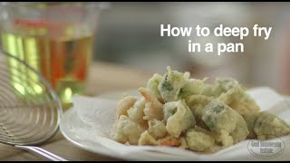 How To Deep Fry In A Pan  Good Housekeeping UK [upl. by Anitsirhc4]