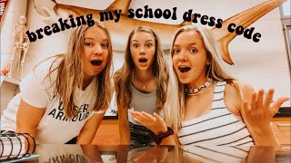 breaking my schools dress code for a week [upl. by Velvet23]